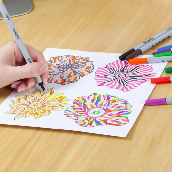 Fineliner 6lı Karışık Renk Kutu