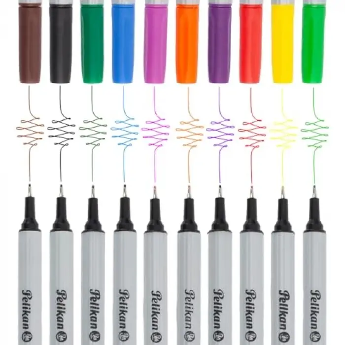 Fineliner 96 Çeşitli 10lu Kılıf