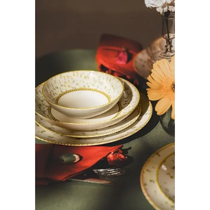Fiore 24 Parça 6 Kişilik Yemek Takımı