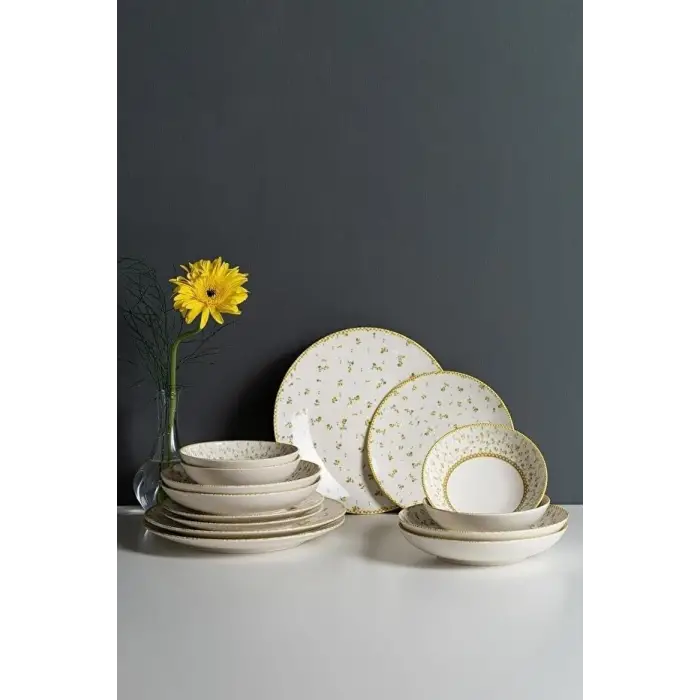 Fiore 24 Parça 6 Kişilik Yemek Takımı