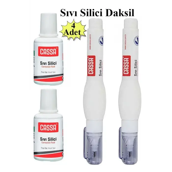 Fırça uçlu sıvı silici, 4 adet