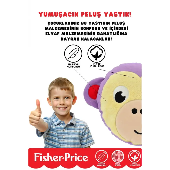 Fisher Price Maymun Yastık