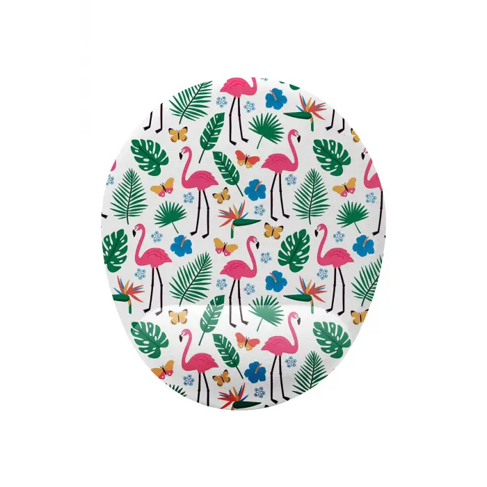Flamingo Desenli Bilek Destekli Mouse Pad