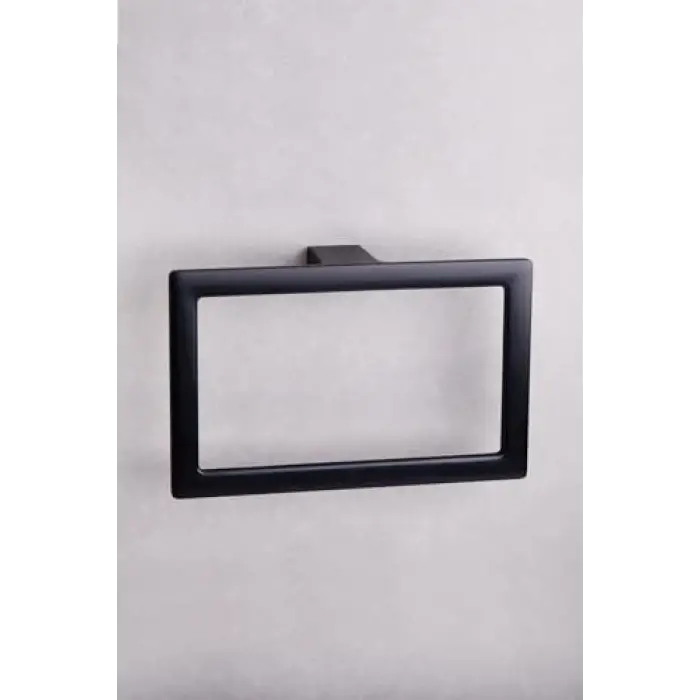 Flat Mat Siyah Halka Havluluk - Ba1019 005 Al6