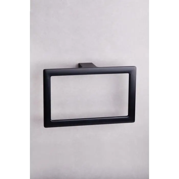 Flat Mat Siyah Halka Havluluk - Ba1019 005 Al6