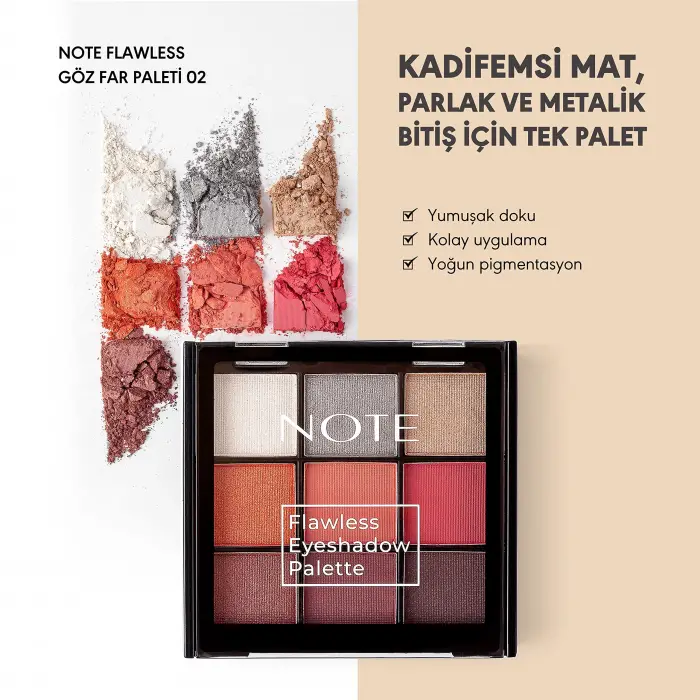 Flawless Eyeshadow 02 Göz Far Paleti