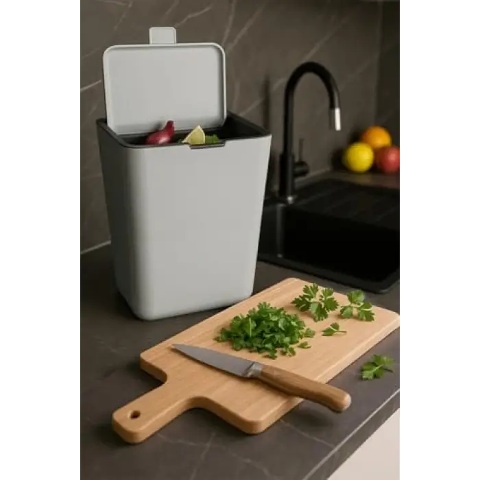 FLIP ÇÖP KOVASI-GRİ