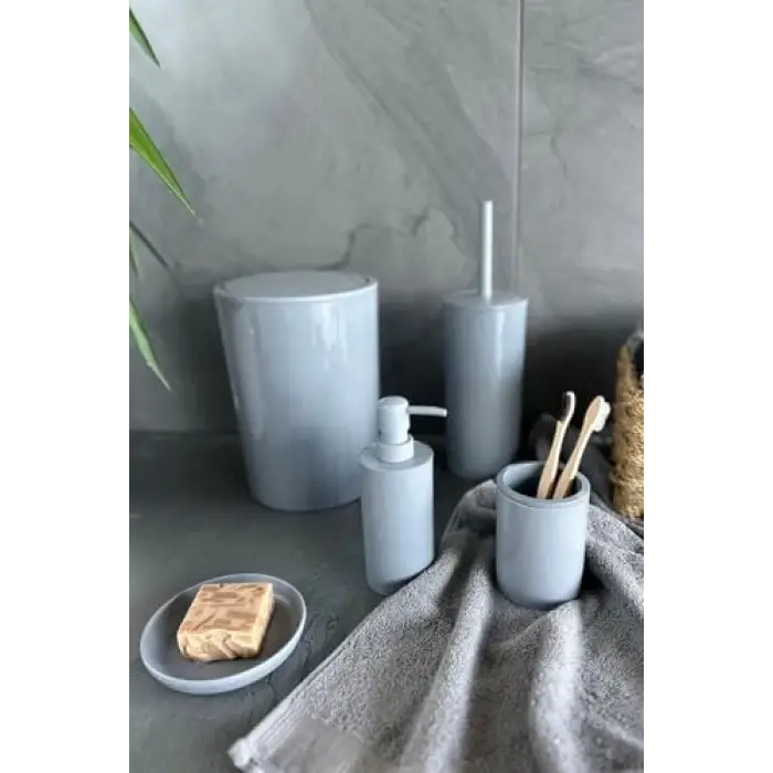 FLORES 5Lİ BANYO SETİ-GRİ