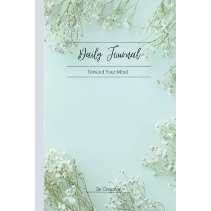 Flower Abstract Journal and Doodle book 6x9 (100 pages)