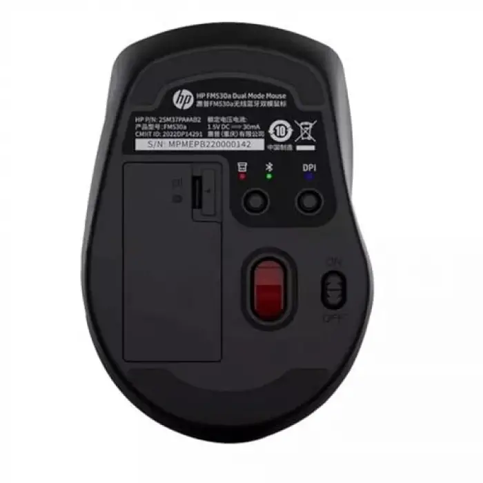 FM530A Çift Modlu Bluetooth Wireless Kablosuz Sessiz Mouse 1600Dpi Mac Uyumlu