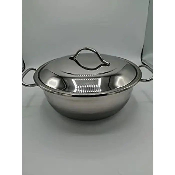 Fms 26Cm 4,6 Lt Lüks Çelik Basık Tencere