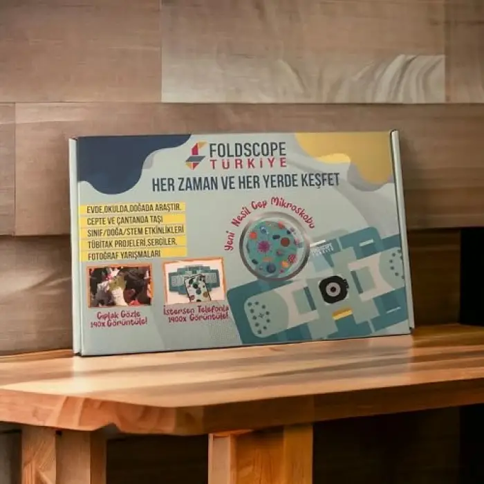 Foldscope Cep Mikroskobu Kaşif Seti