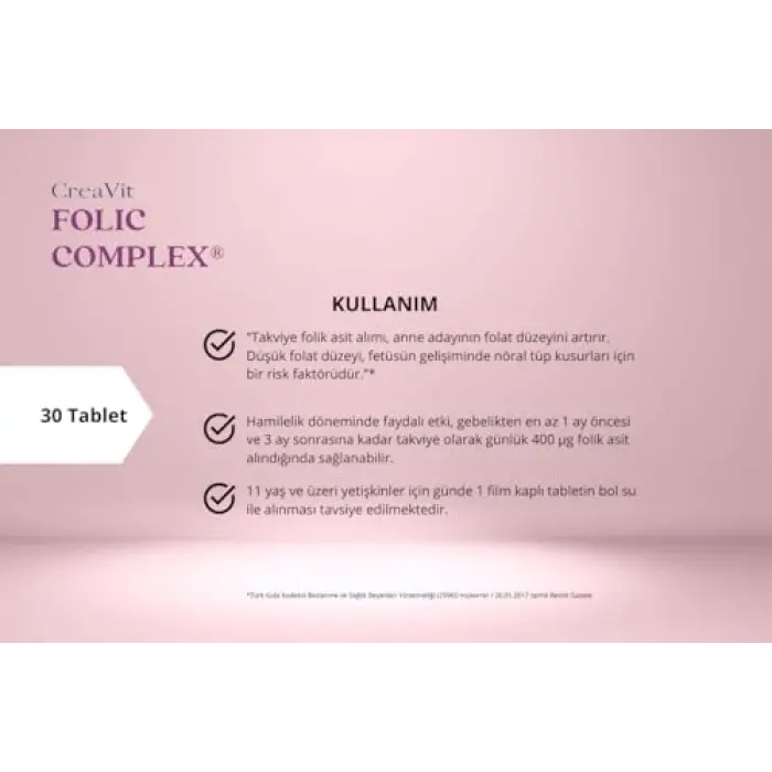 Folic Complex 30 Tablet
