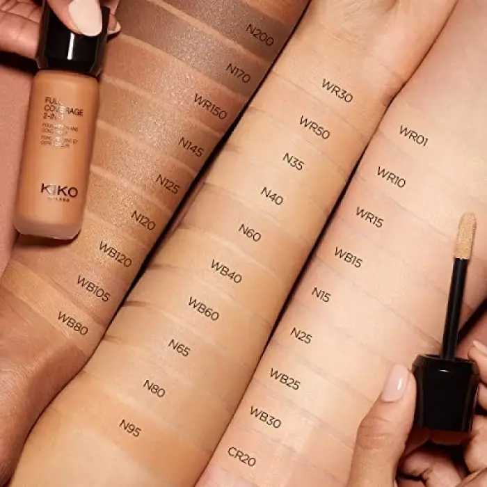 Fondöten & Kapatıcı-Full Coverage 2-in-1 Foundation & Concealer-120 Neutral-Mat Saten Bitişli