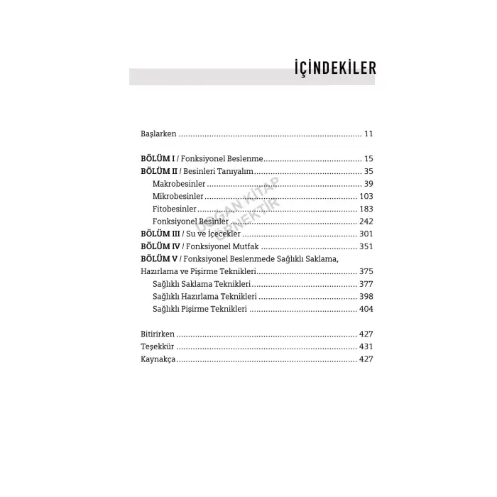 Fonksiyonel Beslenme