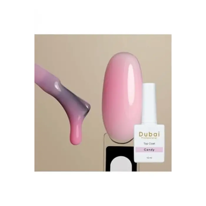 Fontenay Dubai Professional Candy Top Coat 15 Ml Pembe