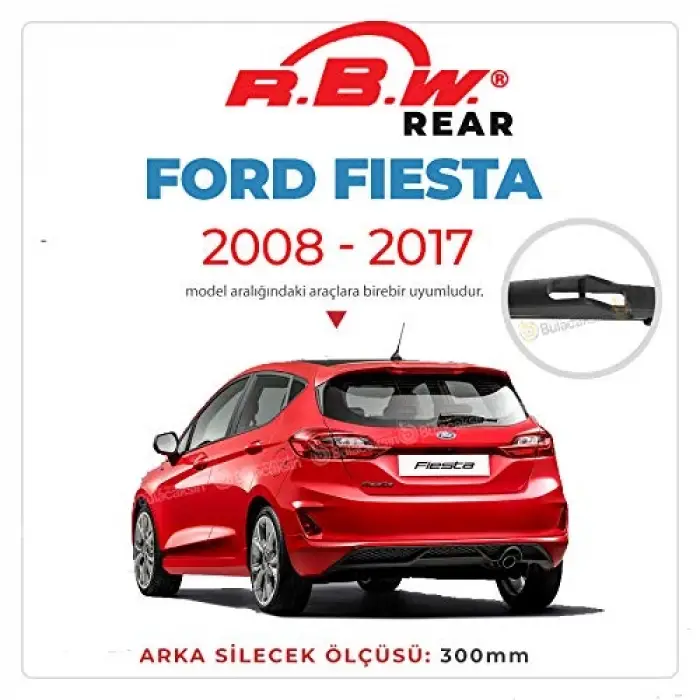 Ford Fiesta 2008-2017 Arka Silecek