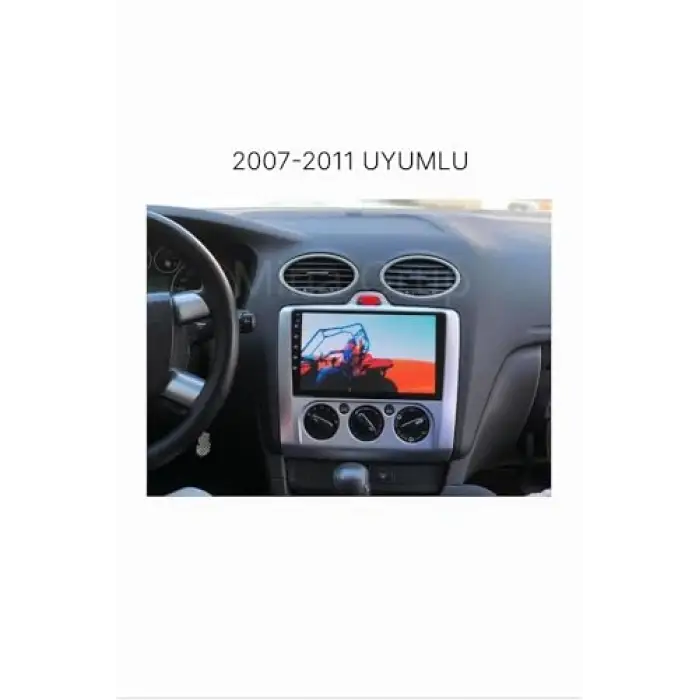 Ford Focus 2 (2007-2011) Manuel Klima Android Multimedya Sistemi, Kablosuz CarPlay ve Android Auto, 2 GB