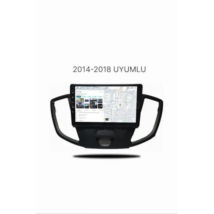 Ford Transit 2014-2018 Android Multimedya Sistemi, Kablosuz CarPlay ve Android Auto, 9 İnç HD Dokunmatik Ekran, GPS, Bluetooth, WiFi, Geri Görüş Kamerası, 4 GB