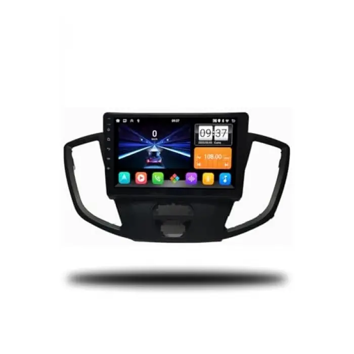 Ford Transit 2014-2018 Android Multimedya Sistemi, Kablosuz CarPlay ve Android Auto, 9 İnç HD Dokunmatik Ekran, GPS, Bluetooth, WiFi, Geri Görüş Kamerası, 4 GB