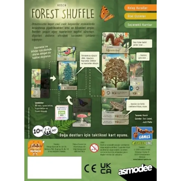 Forest Shuffle - Kutu Oyunu, Türkçe Baskı