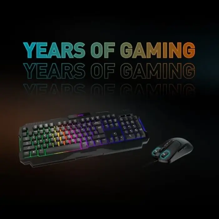 Forge GK100 Combo Klavye ve Mouse Seti, Abd Düzeni