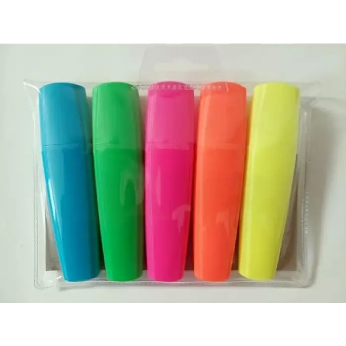 Fosforlu Kalem 5li Plastik Ambalaj