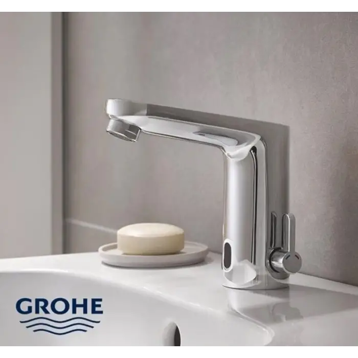Fotoselli Lavabo Bataryası Elektrikli Çift Su Giriş Krom, 36325002