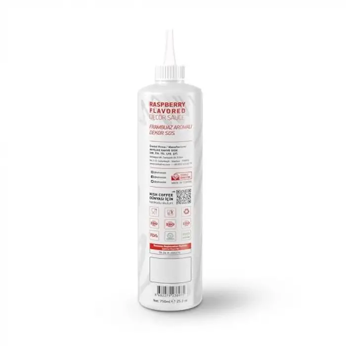 Frambuaz Aromalı Dekor Sos 750 g