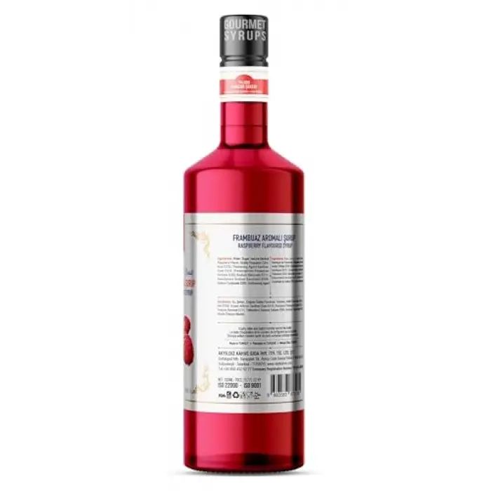 Frambuaz (Raspberry) Aromalı şurup 700 ML, Pet Şişe