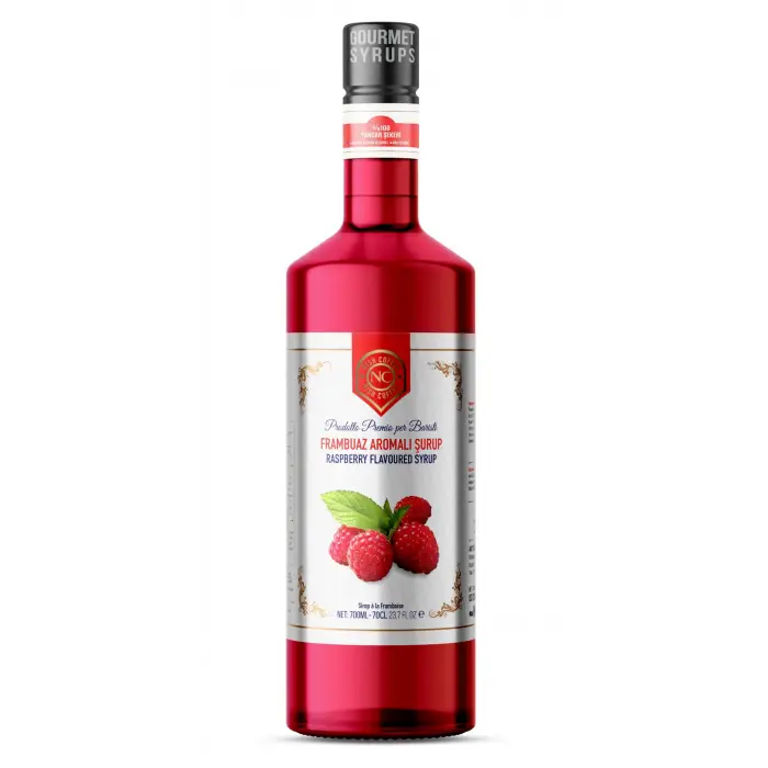 Frambuaz (Raspberry) Aromalı şurup 700 ML, Pet Şişe