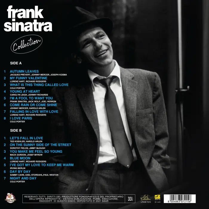 Frank Sinatra Love Songs Collection Plak