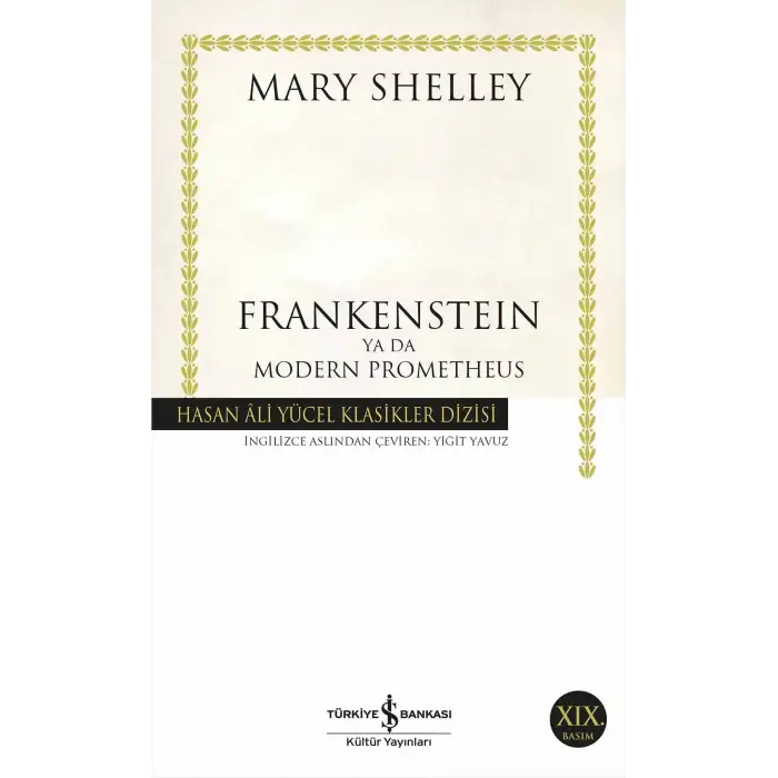 Frankenstein ya da Modern Prometheus: Hasan Ali Yücel Klasikler Dizisi
