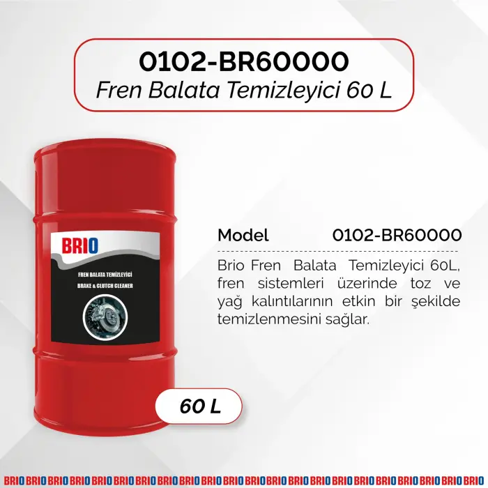 Fren Balata Temizleyici 60 L