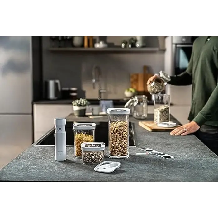 Fresh & Save Cube Vakum Başlangıç Seti, 6 Parça, Beyaz