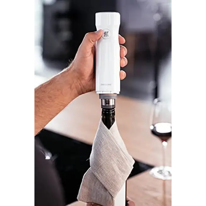 Fresh & Save Vakumlu Şarap Tıpası Seti, 3 Parça, Gri