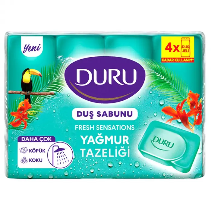Fresh Sensations Extra Yağmur Ormanı Sabun, 150 Gramx4