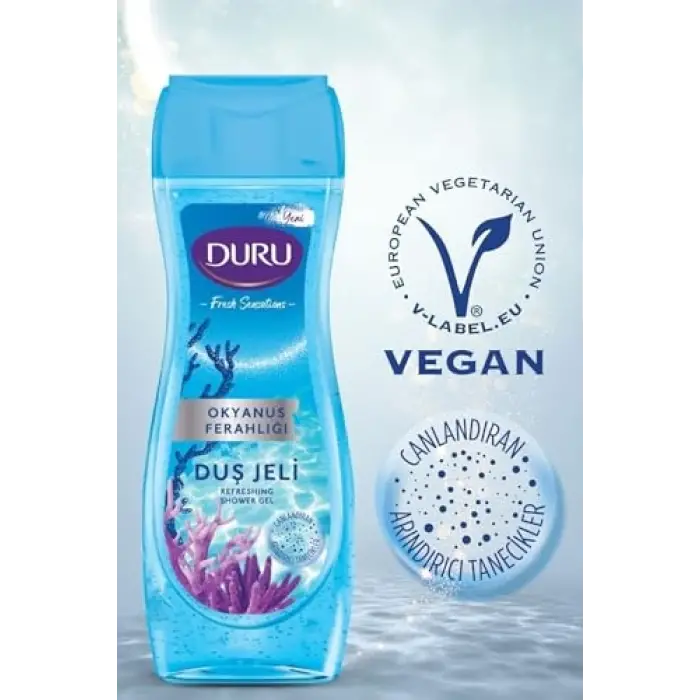 Fresh Sensations Okyanus Tazeliği Vegan Duş Jeli 3X450Ml