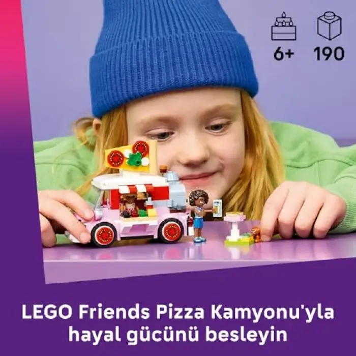 Friends Pizza Kamyonu 42694 Yapım Seti