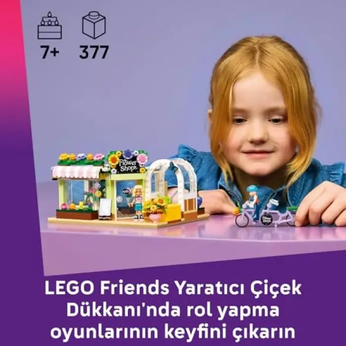 Friends Yaratıcı Çiçek Dükkanı Yapı Seti 42693