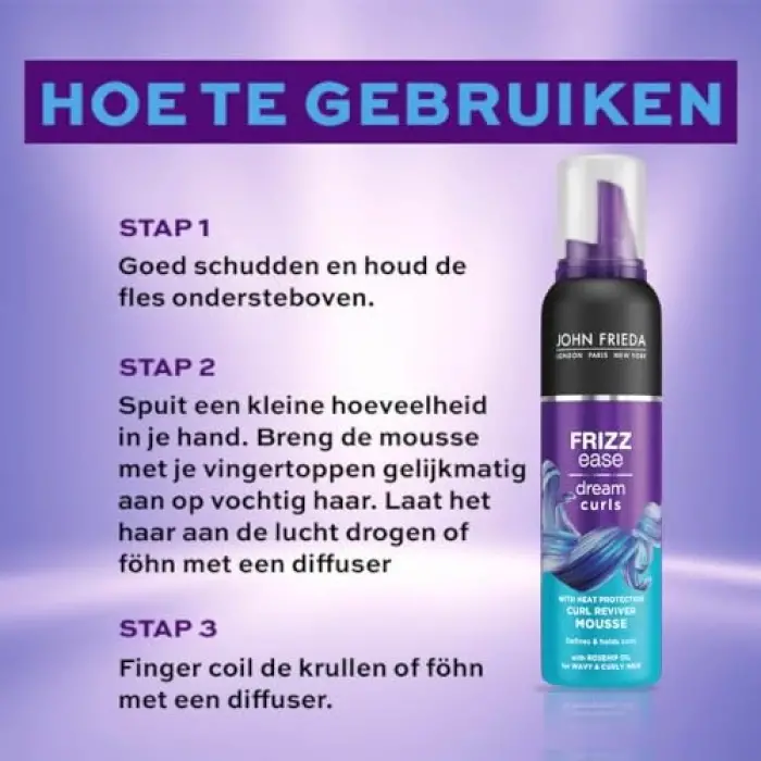 Frizz Ease Curl Reviver Mousse 200 ml