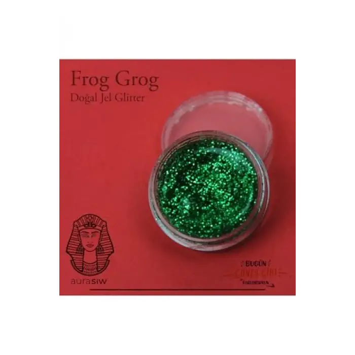 Frog Grog jel formlu doğal glitter