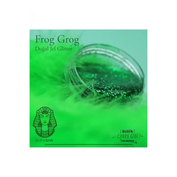 Frog Grog jel formlu doğal glitter