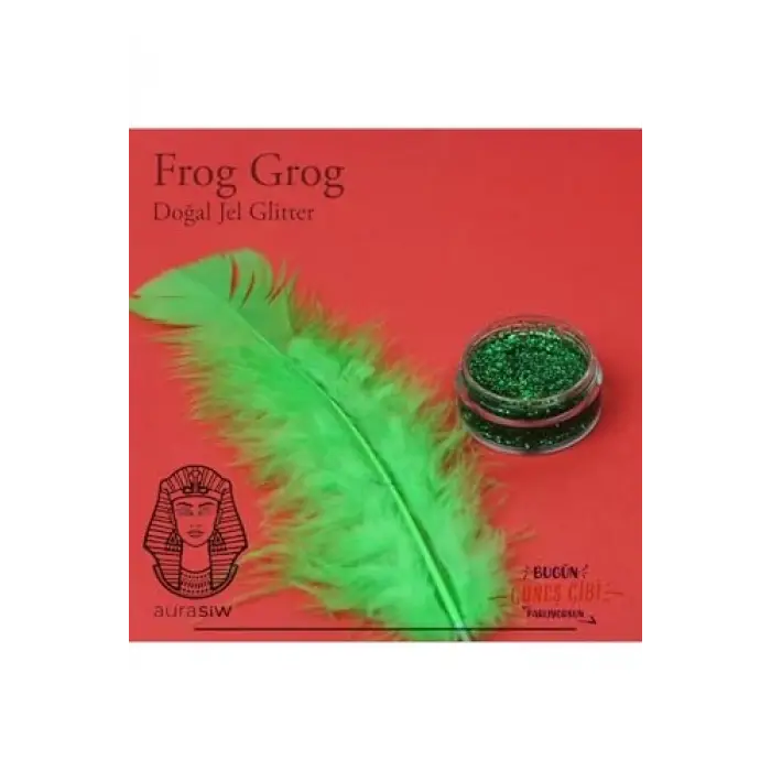 Frog Grog jel formlu doğal glitter