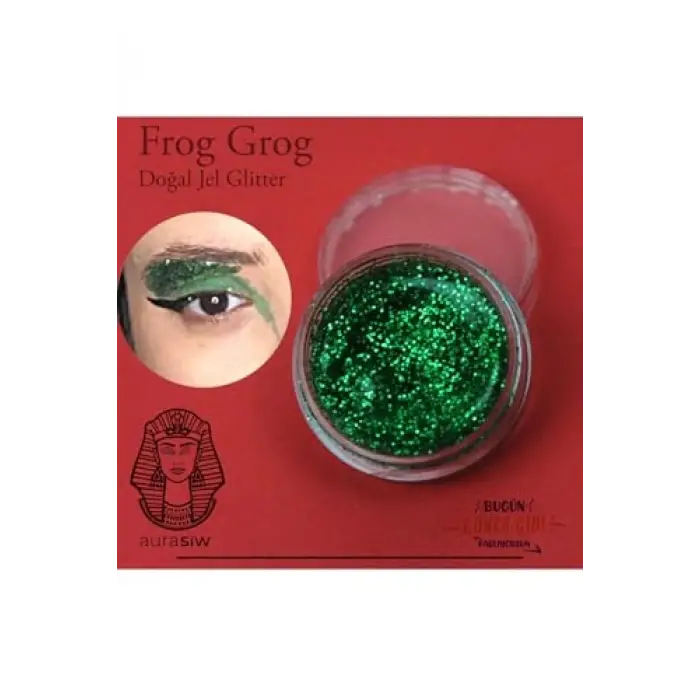 Frog Grog jel formlu doğal glitter