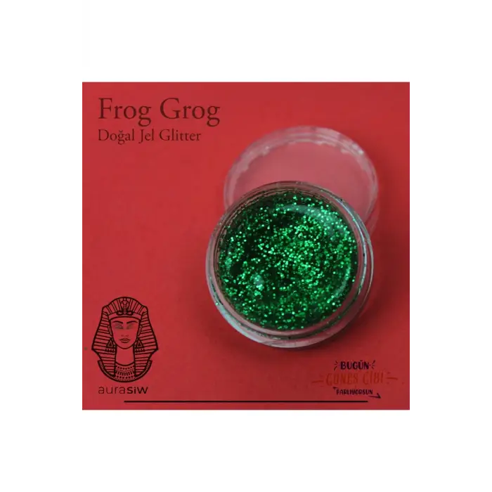 Frog Grog jel formlu doğal glitter