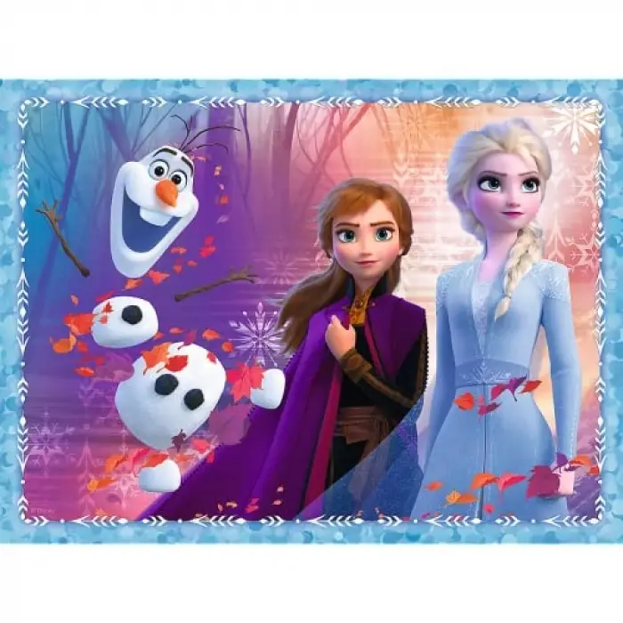 Frozen 2, A Mysterious Land 2 In 1 Puzzle (30+48 Parça)