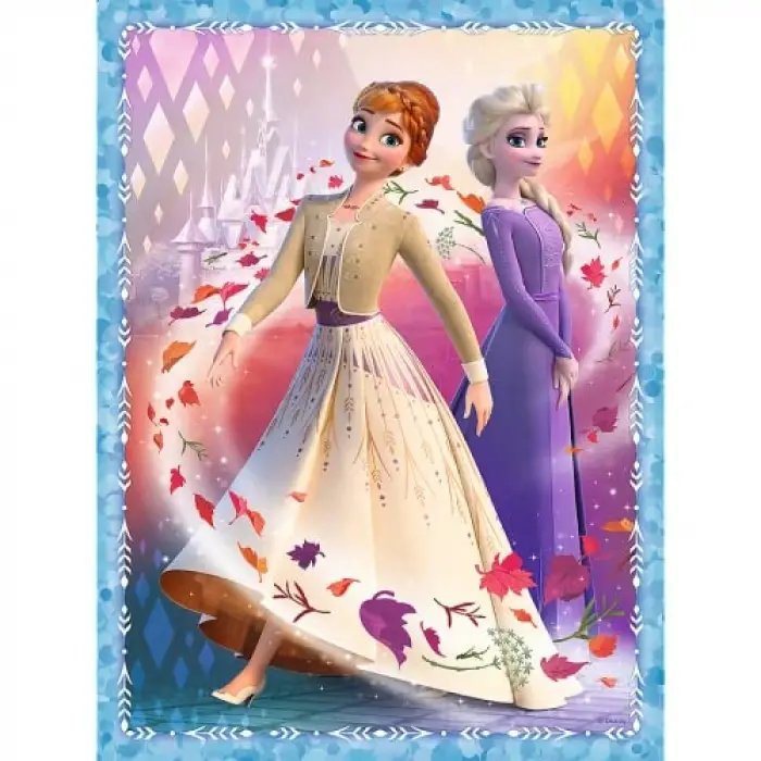 Frozen 2, A Mysterious Land 2 In 1 Puzzle (30+48 Parça)