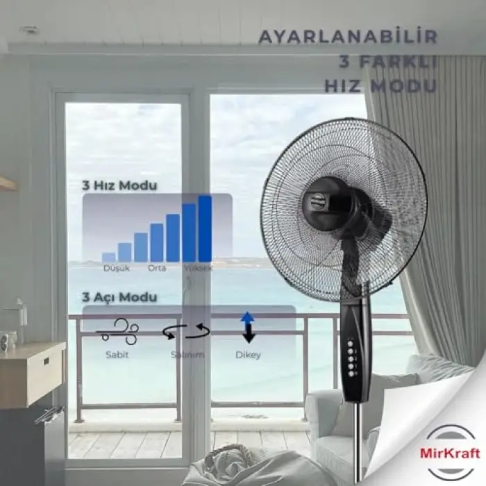 FS-40BR Stand Fan Vantilatör 16 (MANUEL)