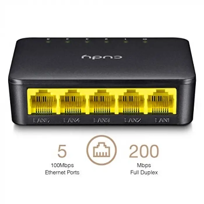 FS105D 10/100Mbps 5 Port Megabit Switch